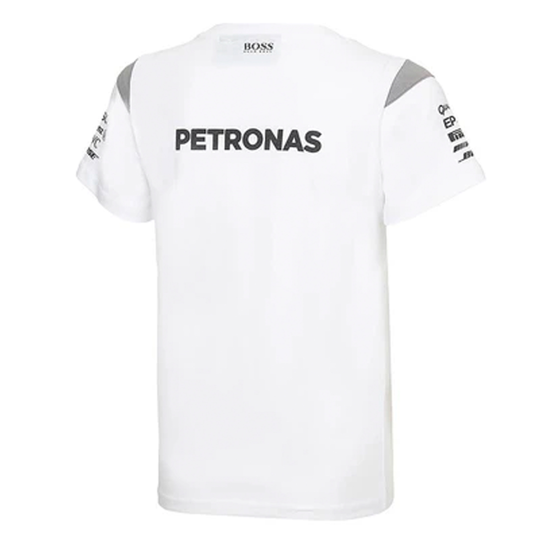 Mercedes AMG Kids Team T Shirt white - MJ MONACO