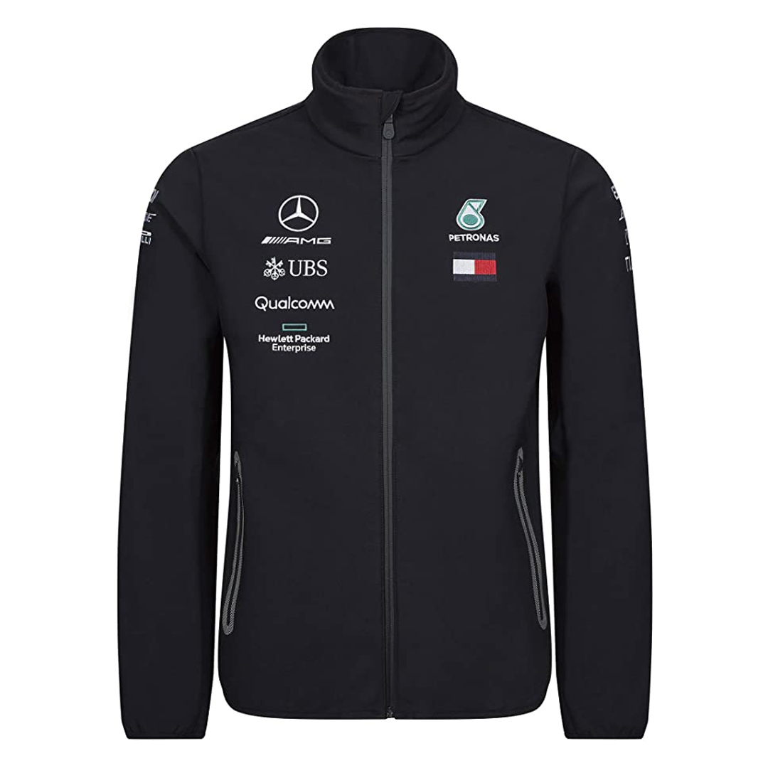 Mercedes team softshell jacket black - MJ MONACO